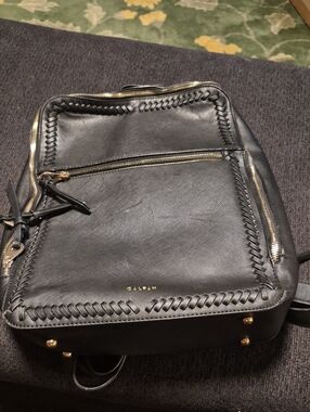 Calpak Black and Gold Logo Travel Tote